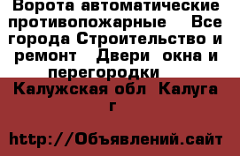Ворота автоматические противопожарные  - Все города Строительство и ремонт » Двери, окна и перегородки   . Калужская обл.,Калуга г.